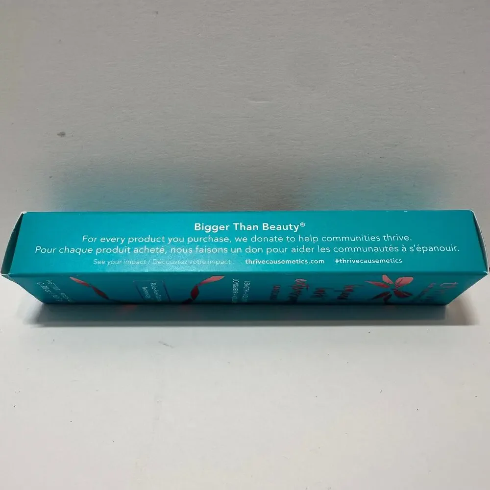 New in Box Thrive Causemetics liquid lash extensions Brynn rich black Mascara